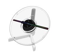 Mini 3D Hologram Projector Desktop Model Fan LED Sign Holographic Player Support Image Video SD Card Shop Bar Advertising Light
