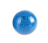 Mini 3D Magic Maze Puzzle Ball Cube Game Globe Sphere Bulk Labyrinth Toys Brain Teaser Game Learning Education Puzzle Toys Gifts Red (Easy)
