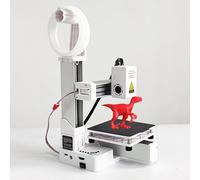 Mini 3D Printer, Compact 3D Printing Machine, Small Size with ABS Material Support TPU PLA Filaments, Easy to Use, for PLA TPU Filament (A)