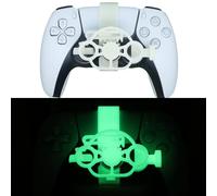 Mini 3D printing Steering Wheel for PS5 and PS5 slim Game Controller Auxiliary Replacement Accessories (Luminous Green)