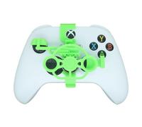 Mini 3D printing Steering Wheel for Xbox Series S/X Game Controller Auxiliary Racing Steering Wheel Replacement Accessories (Green)