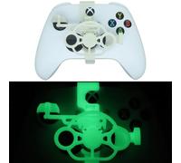 Mini 3D printing Steering Wheel for Xbox Series S/X Game Controller Auxiliary Racing Steering Wheel Replacement Accessories (Luminous Green)