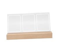 Mini 3in Photo Frame with Warm Illumination, Acrylic Night Light Desk Photo Frame for 3in Photo, Ideal for Bedroom, Living Room, Nursery or Office