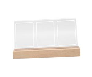 Mini 3in Photo Frame with Warm Illumination, Acrylic Night Light Desk Photo Frame for 3in Photo, Ideal for Bedroom, Living Room, Nursery or Office