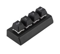 Mini 4-Key OSU Keypad, One Handed Programmable Macro Mechanical Keyboard, 4 Fully Programmable Keys for Windows, for Vista, Support NKRO, Hotkeys, Floating Window, (Red Switches)