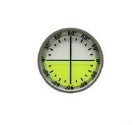 Mini 40x10mm Furniture Spirit Compact Aluminium Level Angle Meter Having Glass Plus for Accurate 090° Measurement in Woodworking Machinery Lens Alloy (Silver and Green)