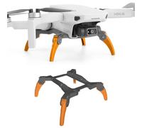 Mini 4K Landing Gear - Foldable Quick Release Extension Leg Height Extended Protection for DJI Mini 4K Drone Accessories (Orange-Gray)