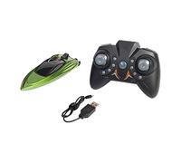 Mini 5 Km H RC Boat Radio Remote Controlled High With Light Boat Summer Water Toy Pool Toy Models (Green, One Size)