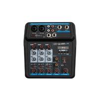Mini 6 4 Channel Professional Portable Mixer Sound Mixing Console Computer Input 48v Power Number Live DJ Broadcast Record