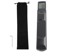 Mini 6 Fret Guitar Chord Trainer, Portable Practice Tool with Rotatable Chord Chart Screen Built in Metronome Adjustable Steel Strings for Silent Practice Includes Wrench Carry Bag