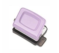 Mini 6 Hole Puncher for A4/B5/A5 Paper, Spiral Binding Machine Book Binder Machine for Home, Office, School, Classroom and DIY Projects (Purple)