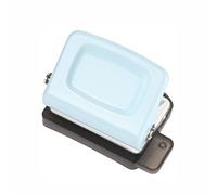 Mini 6 Hole Puncher for A4/B5/A5 Paper, Spiral Binding Machine Book Binder Machine for Home, Office, School, Classroom and DIY Projects (Blue)