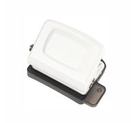 Mini 6 Hole Puncher for A4/B5/A5 Paper, Spiral Binding Machine Book Binder Machine for Home, Office, School, Classroom and DIY Projects (White)