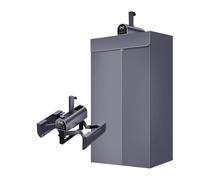 Mini 600W Portable Clothes Dryer 240-minute Timer For Apartment, Travel, RV - Premium For Light Clothes, Underwear With Remote Control, Hook, Perfect For Travelers(Gray)