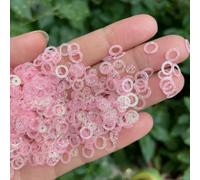 Mini 6mm Colorful Double Rings Round Sequins for Sewing DIY Handmade Jewelry Clothing Decorative Double Circle Sequins