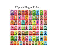(Mini 72pcs Villager Roles) Animal Crossing Series AMIIBO NFC TAG Cards for Switch WII U New3DS