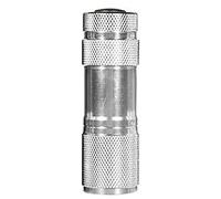 Mini 9 LED Ultra Violet UV LED Flashlight Black Light Torch Portable Flashlight Light Lamp Money Detector (Silver)