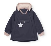 Mini A Ture - Kid's Matwai Fleece Lined Jacket - Waterproof jacket size 104 - 4 Years, blue