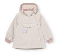 Mini A Ture - Kid's Matwai Fleece Lined Jacket - Waterproof jacket size 116 - 6 Years, sand