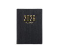 Mini A7 Pocket Diary 2026, Diary 2026, Pocket Notebook and Planner, A7 Organiser with Travel Journal, Daily Weekly Monthly Planning, for School, Office, Home, Student Gift Ideas (Black)