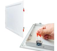 Mini Access Panel Fit 10 20 30 40 50 60 CM Square Hole, Removable Access Ceiling Cover Plate for Wiring & Cable, Plumbing Inspection Hatch(WxH 15x15in/38x38CM)