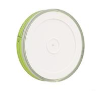 Mini Acrylic Level 60mm x 12mm with -Machined Internal Radius and Highly Translucent Fluorescent Yellow-Green Bubble for Professi