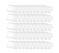 Mini Acrylic Sign Holder Clear Tag Label Display Stand Small Name Card Rack 50PCS 4x2cm Mini Sign Holder,Acrylic Sign Display Stand,Small Name Card Rack,Tag Label Display Stand