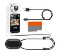 Mini Action Camera - Magnetic Thumb Camera with 180° Angle, Video Photo Camcorder for Travel Vlog Baby Animal Family Walk