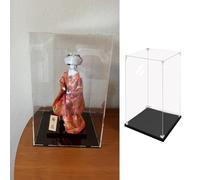 Mini Action Figures Clear Acrylic Display Case, 8 10 12 24 in Tall Collectibles Storage Box, Assemble Storage Showcase for Sculpture Models(20x15x30cm(8"x6"x12"))
