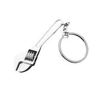 Mini Adjustable Wrench Keychain Spanner,Spanner Wrench Keyring Pendant,Novelty Wrench Repair Tools,Universal Hand Tool Jaw Spanner Key Chain,Spanner for Industry and Auto Repair Spanners Tools