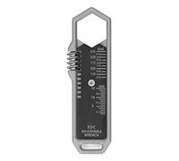 Mini Adjustable Wrench, Pocket Door Wrench EDC Adjustable Wrench EDC Multitool Alloy Steel Mini Wrench Adjustable Size 9-16mm Metal Small Wrench Multitool Pocket Tools