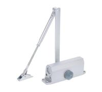Mini Adjustable Zinc Alloy Door Closer - Automatic Mounted Hardware, 1060KG Capacity, White Finish for Smooth Door Operation and Enhanced Security