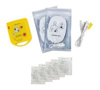 Mini AED Trainer XFT-D0009 First Aid Train Training Unit Study Machine + 5pcs Training Face Shields one time