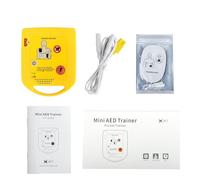 Mini AED Trainer, XFT Portable AED Training Kit Essentials AED Training Device in English for Defibrillator Trainee Beginner (XFT-D0009)
