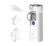 Mini Air 360+ distributed by OMRON | Portable Silent Inhaler Mesh Nebulizer for Adults & Children | Two mask Sizes and Mouthpiece Included | for Cough & Cold Relief | Rechargeable via Micro-USB