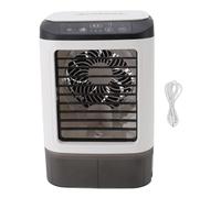 Mini Air Conditioner 12W 900ml Water Tank USB Powered Humidifying Misting Portable Air Cooler for Home Desk Office