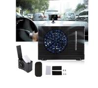 Mini Air Conditioner Home and Car, Portable Dashboard AC, Cooler Cooling Water Evaporator Fan, with Cigarette Lighter Plug in Universal Fit for Vehicles Truck RV SUV Boat