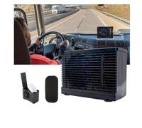 Mini Air Conditioner Home and Car, Portable Dashboard AC, Cooler Cooling Water Evaporator Fan, with Cigarette Lighter Plug in Universal Fit for Vehicles Truck RV SUV Boat