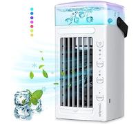 Mini Air Cooler Fan - Ultra Quiet Portable Mini Air Conditioner USB, 3 Adjustable Speeds Air Condition, for Any Room, Office, Travel, Camping And Other Activities.