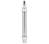 Mini Air Cylinder Stainless Steel Round Double Action Pneumatic Device for Machinery Industry MA25 x 25 to MA25 x 200 Inner Diameter 25mm G1/8 Take Over Diameter (MA25*25)