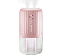 Mini Air Moisturizer - 300ML Personal Room Vaporizer, Desktop Ultrasonic Mist Maker, Quiet USB Charging Sprayer with Ambient LED Illumination | Continuous Humidity Control for Home workspaces