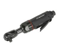 Mini Air Powered Ratchet Wrench - 3/8" Sq Drive - Twist Reverse - Composite Grip