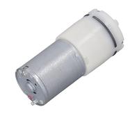 Mini Air Pump Micro Vacuum Pump Double Hole Low Noise Large Air Flow Compact Powerful for Beauty Equipment Industrial Appliance Sturdy Engineering Plastic 370B 1.5W (DC3.7V)