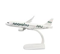 Mini Aircraft Model 1：200 For A320NEO Marabu ABS Diecast Aircraft Model Miniature Ornaments Souvenirs Planes Kits