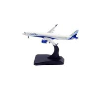 Mini Aircraft Model 1:400 For Indigo A321NEO VT-IUA Alloy Aircraft Model Collection Decoration Display Planes Kits