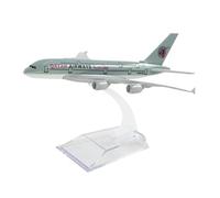 Mini Aircraft Model 1:400 For Qatar A380 Die-cast Alloy Aircraft Model Miniature Decorations Collector's Edition Planes Kits