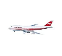 Mini Aircraft Model 1:400 For TWA B747-100 N53110 DieCast Alloy Aircraft Model Collection Souvenir Planes Kits