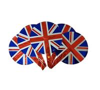 Mini Airfill Union Jack Foil Balloons 9" Foil Balloons Suitable for Air Fill Only - Kings Coronations Street Party Decoration (Pack of 20)