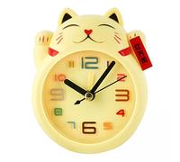 Mini Alarm Clock Kids Decorative Bedroom Cute Cat Table Clocks Children Student Plastic Little Cartoon Desktop Watch