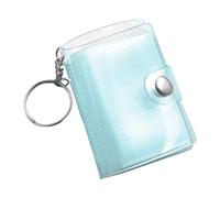 Mini Album Keychain 24 Pockets - Small Portable Photo Binder Clear Pocket Organizer Lightweight Keychain For Men Women Backpack Wallet Storage | Accessories